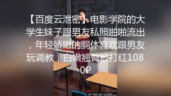 【百度云泄密】电影学院的大学生妹子跟男友私照啪啪流出，年轻娇嫩的胴体喜欢跟男友玩调教，白嫩翘臀被打红1080P