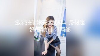 激烈抽插漂亮大奶妹，身材超好(露臉)上下两部