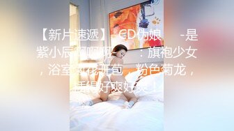 【新片速遞】  CD伪娘❤️-是紫小辰啊啊啊-❤️：旗袍少女，浴室菊花开苞，粉色菊龙，插得好爽好爽！