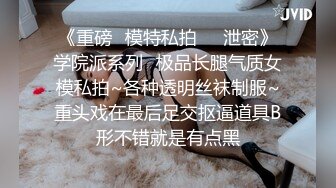 《重磅✅模特私拍㊙️泄密》学院派系列✅极品长腿气质女模私拍~各种透明丝袜制服~重头戏在最后足交抠逼道具B形不错就是有点黑