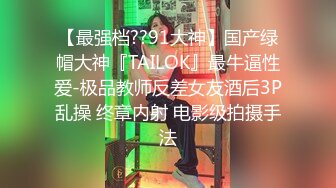 【最强档??91大神】国产绿帽大神『TAILOK』最牛逼性爱-极品教师反差女友酒后3P乱操 终章内射 电影级拍摄手法