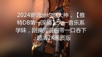 2024新流出约炮大神，【推特DB第一深情】大一音乐系学妹，刚操完逼白带一口吞下，超清2K画质版